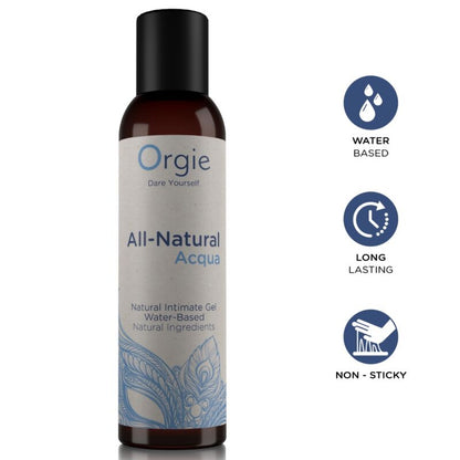 Orgie All-Natural Acqua vesipohjainen intiimigeeli - 150 ml