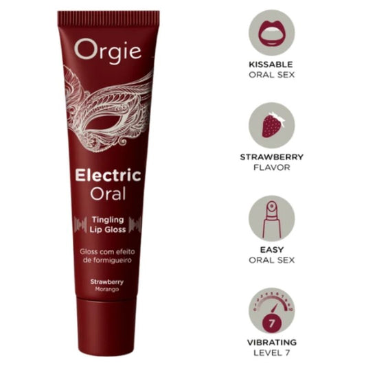 Orgie Electric Oral kihelmöivä huulikiilto - 15 ml