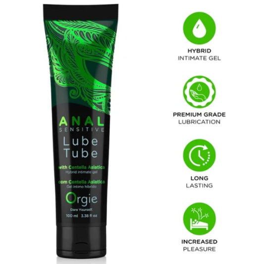 Orgie Lube Tube Anal Sensitive hybridipohjainen intiimigeeli - 100 ml