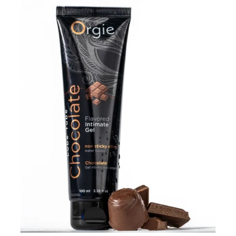 Orgie Lube Tube Chocolate suudeltava vesipohjainen intiimigeeli - suklaa - 100 ml
