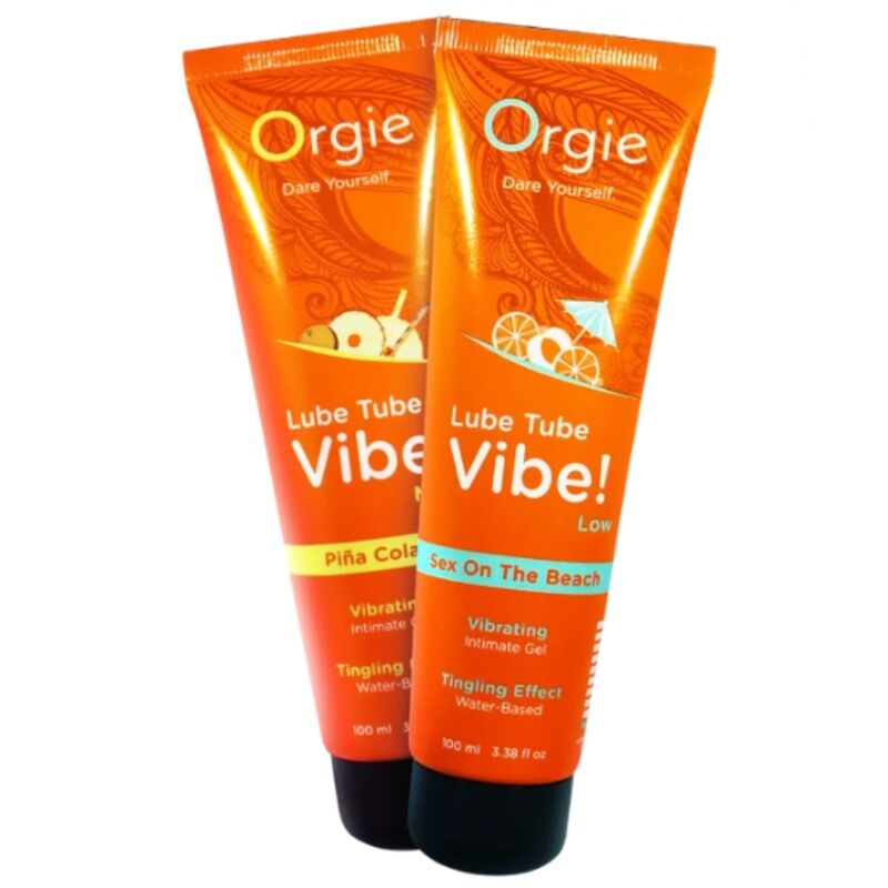 Orgie Lube Tube Vibe! Sex on the Beach miedosti kihelmöivä intiimigeeli - 100 ml