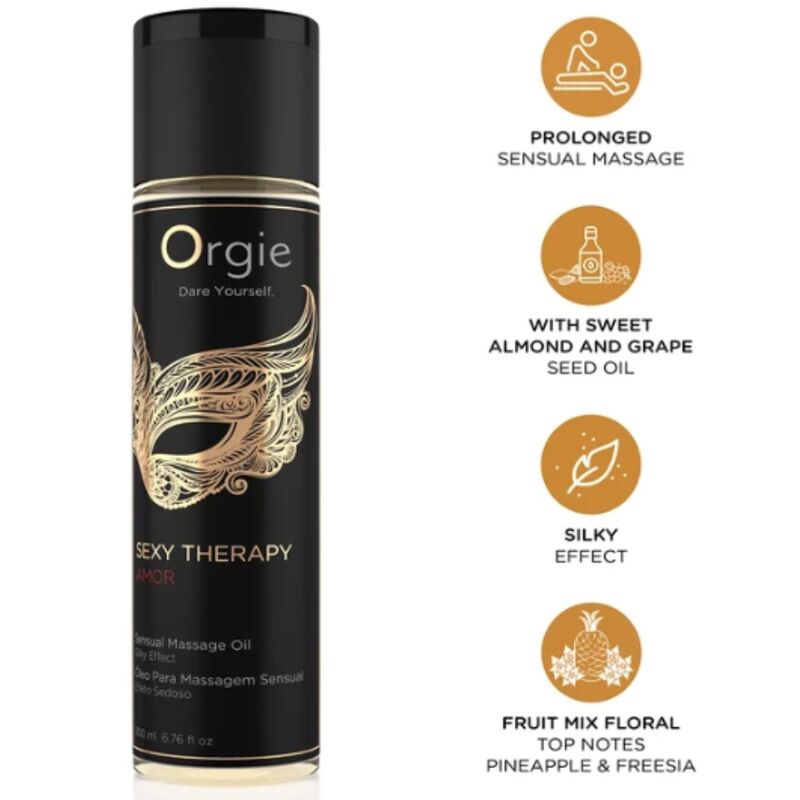 Orgie Sexy Therapy Amor hierontaöljy - 200 ml