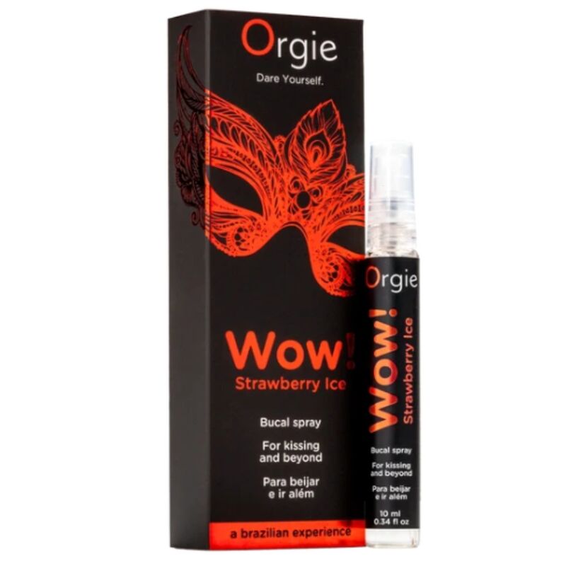 Orgie Wow! suusuihke - mansikkajää - 10 ml