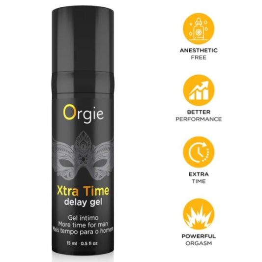 Orgie Xtra Time intiimigeeli ilman puudutetta - 15 ml