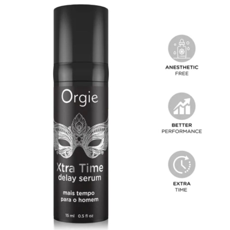 Orgie Xtra Time silikoninen intiimiseerumi ilman puudutetta - 15 ml
