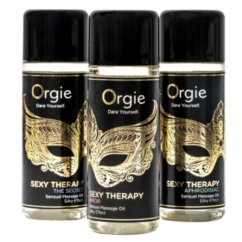 Orgie Sexy Therapy Mini Size Collection hierontaöljysetti - 3 × 30 ml