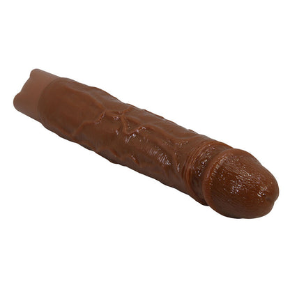 Pretty Love Kessler realistinen värisevä dildo - 10 värinä- ja työntöohjelmaa - ruskea - 22 cm