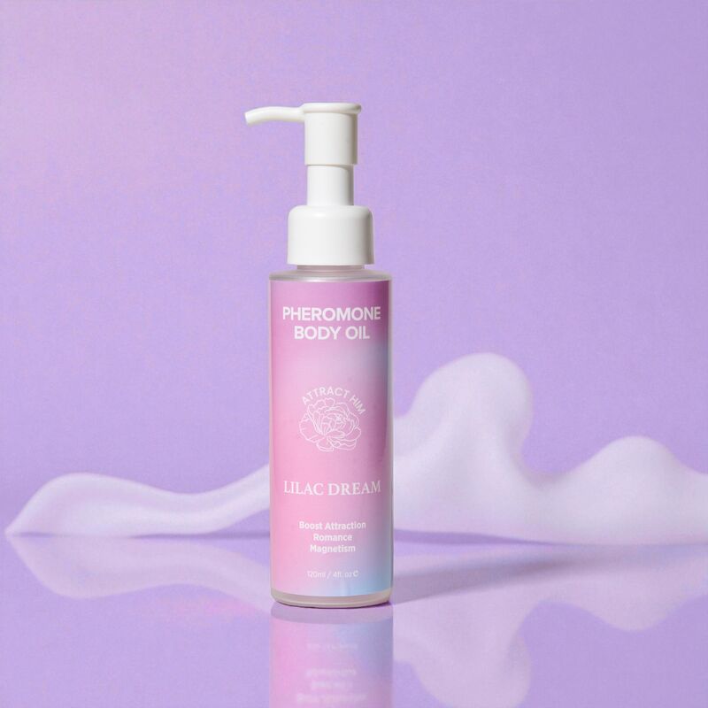 Eye of Love Bloom Lilac Dream vartaloöljy feromoneilla - 120 ml