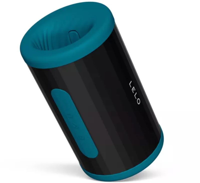 LELO F2S Double Sonic masturbaattori kaksoisääniaaltostimulaatiolla, sinivihreä