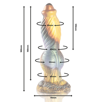 Epic Phoenix The Resurgence of Pleasure ladattava dildo kaukosäätimellä