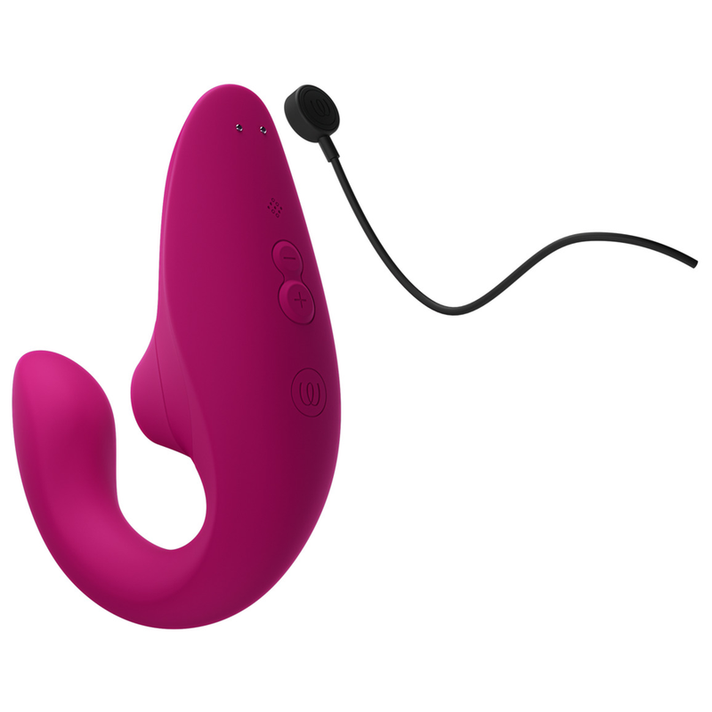Womanizer Blend rabbit-vibraattori, kirkas pinkki