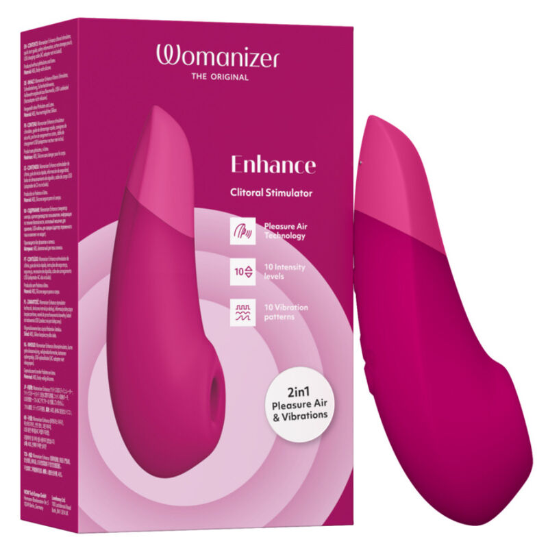 Womanizer Enhance klitoriskiihotin, kirkas pinkki