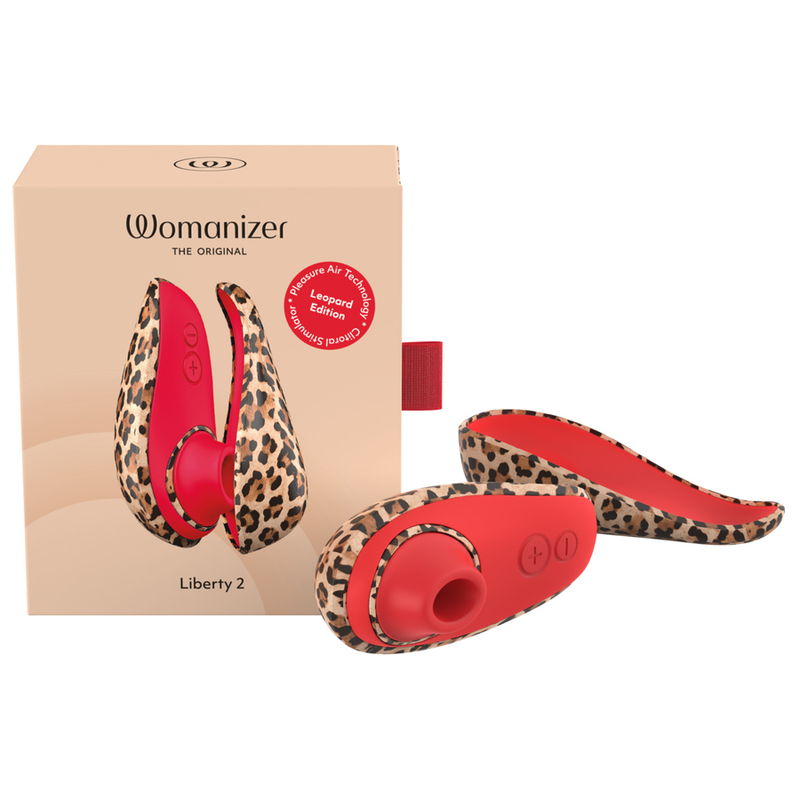 Womanizer Liberty 2 paineaalto-klitoriskiihotin, 8 tehoa, leopardikuvio