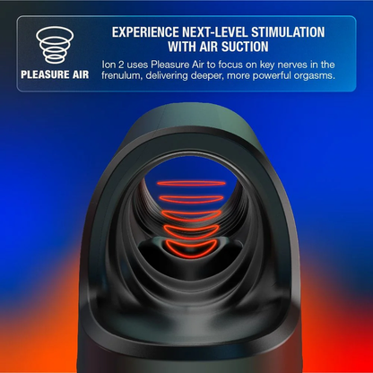 Arcwave Ion 2 masturbaattori sykkivällä paineaalto-stimulaatiolla, musta