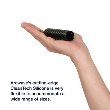 Arcwave Ghost käännettävä silikonimasturbaattori, musta