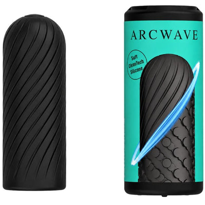 Arcwave Ghost käännettävä silikonimasturbaattori, musta