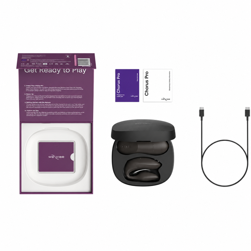 We-Vibe Chorus Pro parivibraattori, satiinimusta