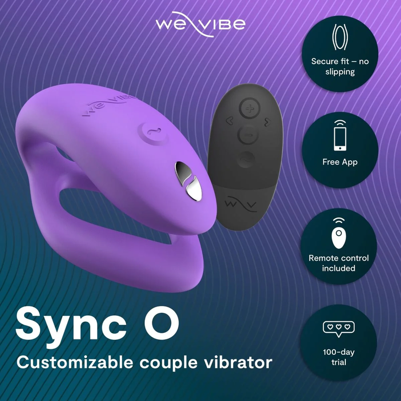 We-Vibe Sync O ympäröivä parivibraattori, vaaleanvioletti