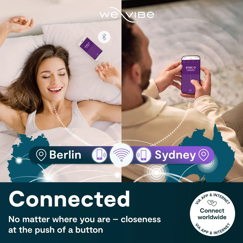 We-Vibe Sync O ympäröivä parivibraattori, vaaleanvioletti