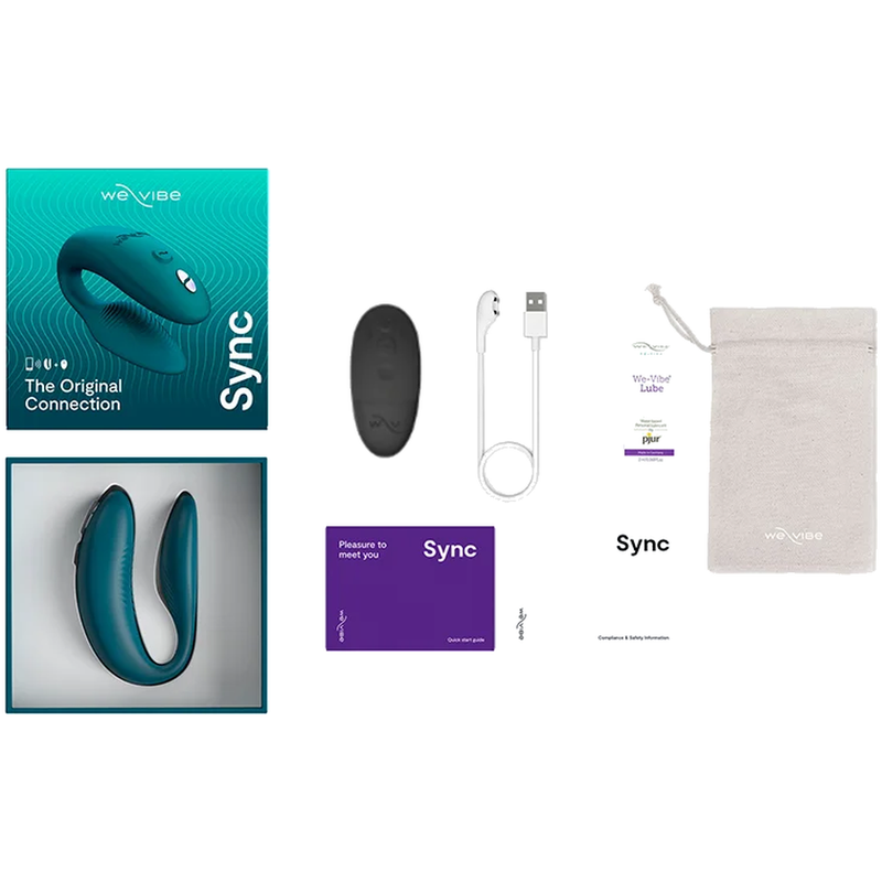 We-Vibe Sync 2 säädettävä parivibraattori, sametinvihreä