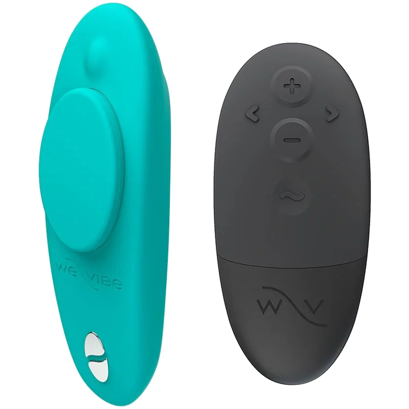 We-Vibe Moxie+ pikkuhousuvibraattori magneettikiinnityksellä, aqua