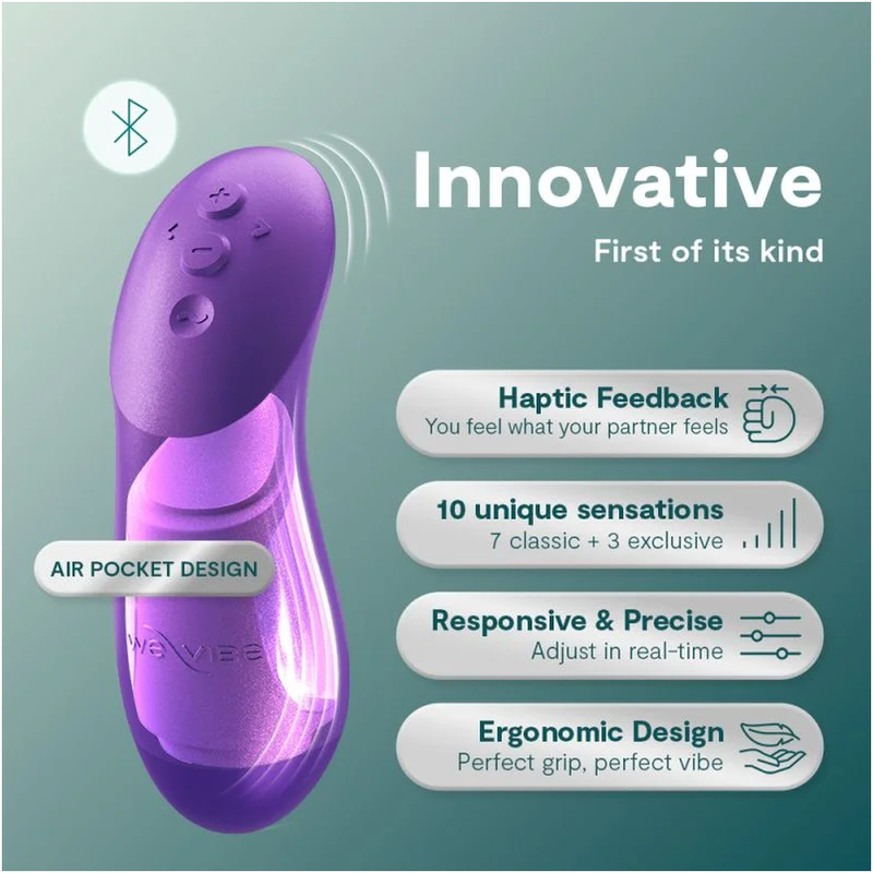 We-Vibe Chorus Pro parivibraattori, kosminen violetti