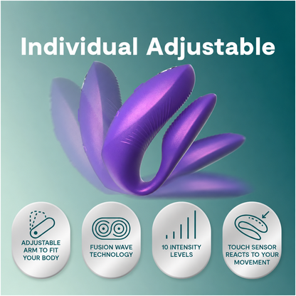 We-Vibe Chorus Pro parivibraattori, kosminen violetti