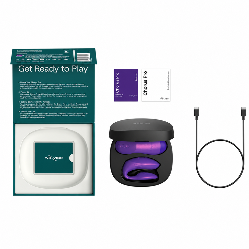 We-Vibe Chorus Pro parivibraattori, kosminen violetti
