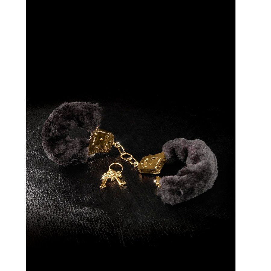 Fetish Fantasy Gold Deluxe Furry Cuffs | Niks.fi verkkokauppa