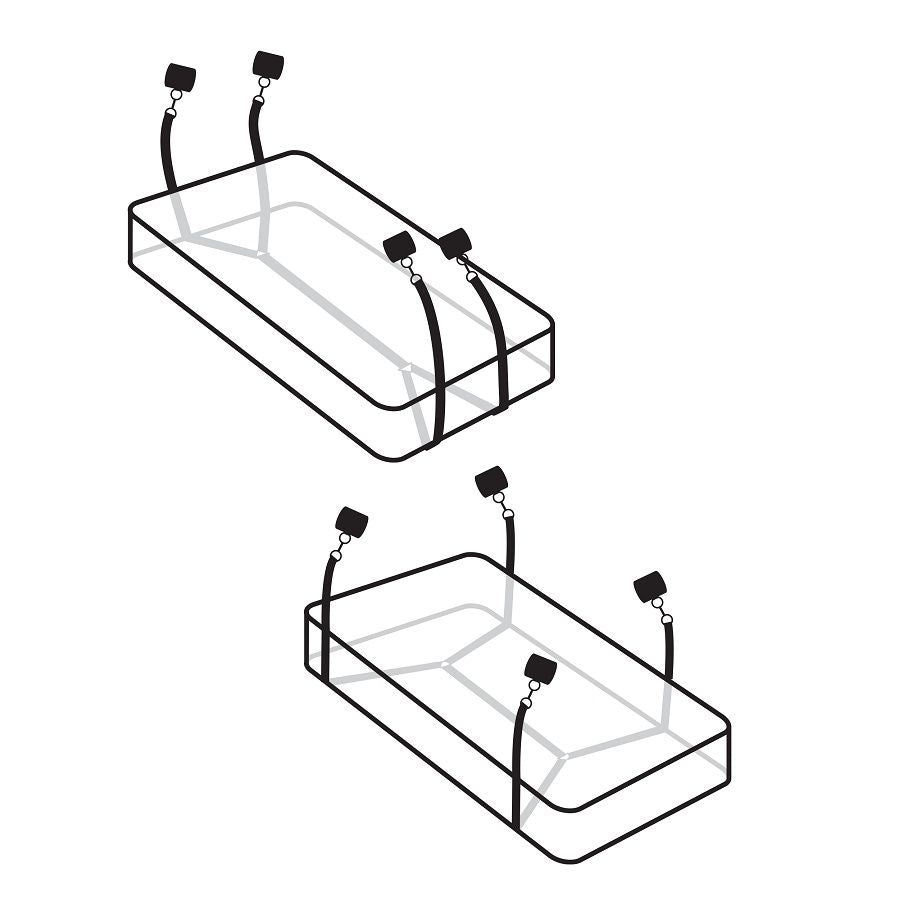 Fetish Fantasy Limited Edition Wraparound Mattress Restraints | Niks.fi verkkokauppa