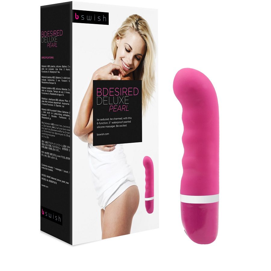 B Swish Bdesired Deluxe Pearl Vibrator Rose | Niks.fi verkkokauppa