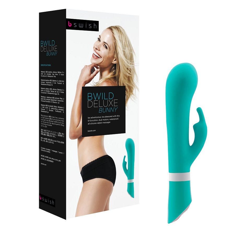 Bwild Deluxe Bunny Rabbit Vibrator Jade | Niks.fi verkkokauppa