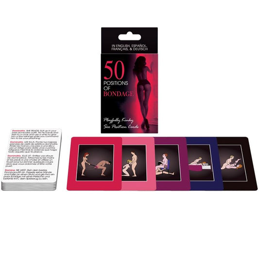 Kheper Games 50 Positions Of Bondage Cards | Niks.fi verkkokauppa