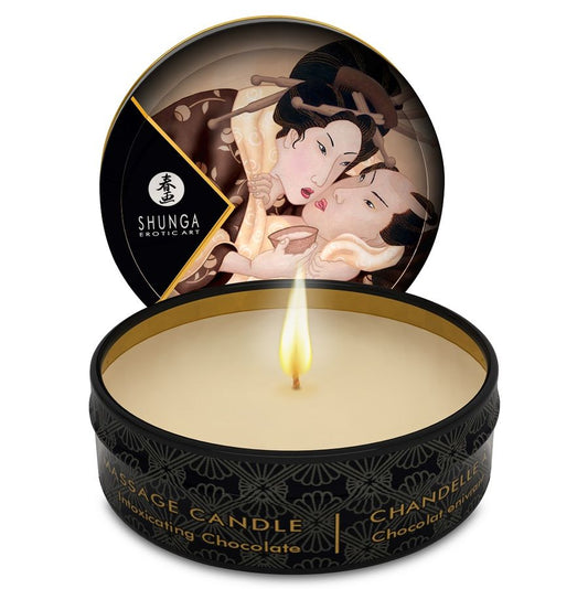 Shunga Mini Caress By Candelight Chocolate Massage Candle 30 Ml | Niks.fi verkkokauppa