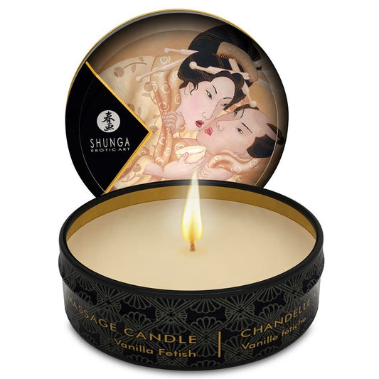 Shunga Mini Caress By Candelight Vanilla Massage Candle 30 Ml | Niks.fi verkkokauppa