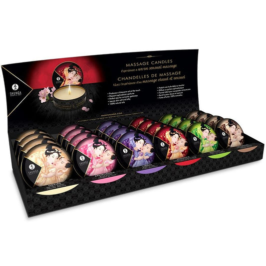 Shungamini Caress By Candlelight Display Massage Candles 24 Units | Niks.fi verkkokauppa