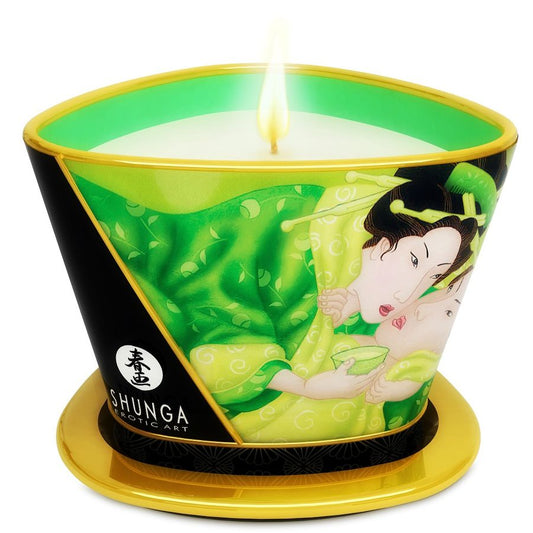 Shunga Mini Caress By Candelight Massage Candle T Green 170 Ml | Niks.fi verkkokauppa