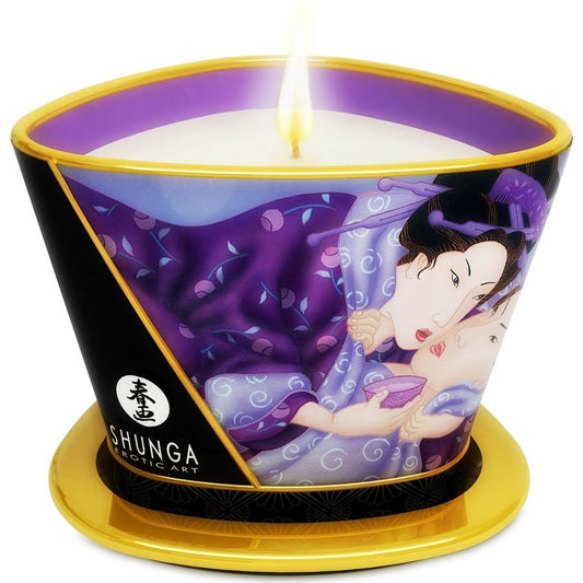 Shunga Mini Caress By Candelight Exotic Fruits Massage Candle 170 Ml | Niks.fi verkkokauppa