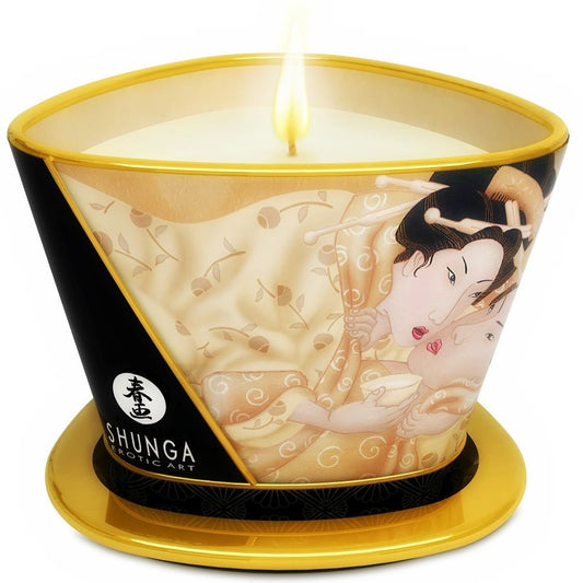 Shunga Mini Caress By Candelight Vanilla Massage Candle 170 Ml | Niks.fi verkkokauppa