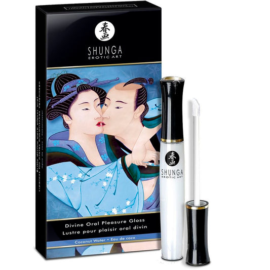 Shunga Divine Lip Gloss Coconut Water | Niks.fi verkkokauppa