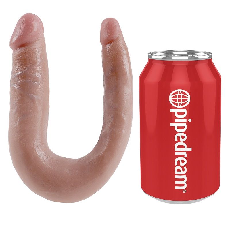 King Cock U-Shaped Small Double Trouble Flesh 12.7 Cm | Niks.fi verkkokauppa