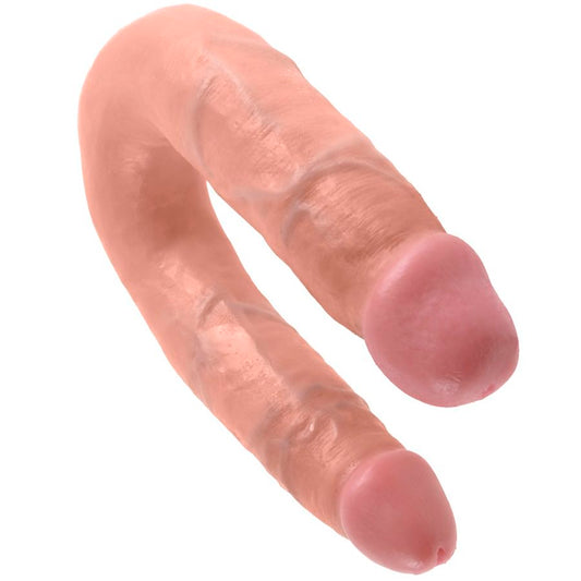 King Cock U-Shaped Medium Double Trouble Flesh 13.9 Cm | Niks.fi verkkokauppa