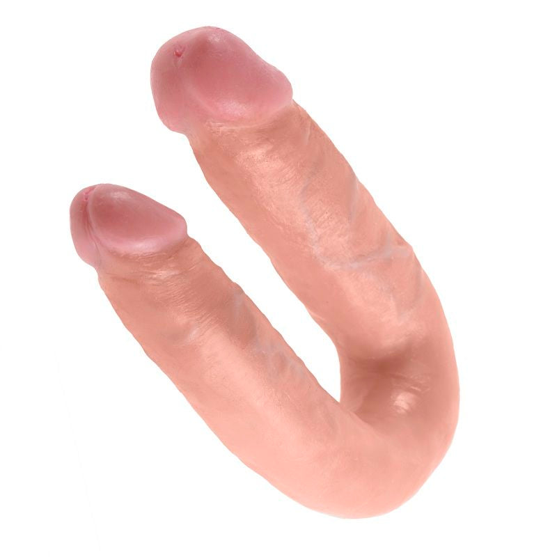 King Cock U-Shaped Medium Double Trouble Flesh 13.9 Cm | Niks.fi verkkokauppa