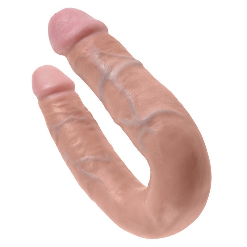 King Cock U-Shaped Medium Double Trouble Flesh 13.9 Cm | Niks.fi verkkokauppa