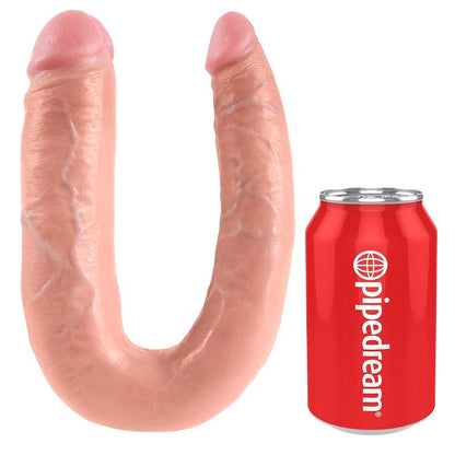 King Cock U-Shaped Large Double Trouble Flesh 17.8 Cm | Niks.fi verkkokauppa