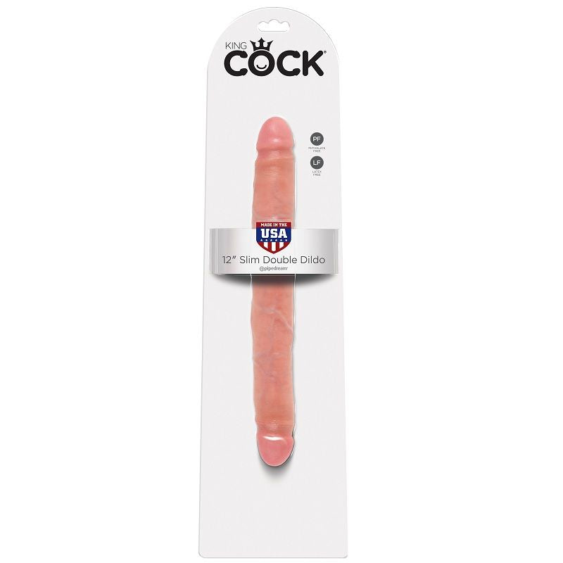 King Cock Slim Double Dildo 30 Cm | Niks.fi verkkokauppa