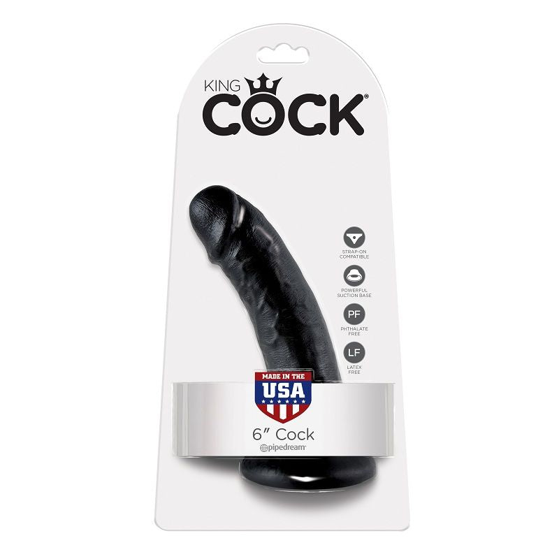 King Cock6" Cock Black 15.2 Cm | Niks.fi verkkokauppa