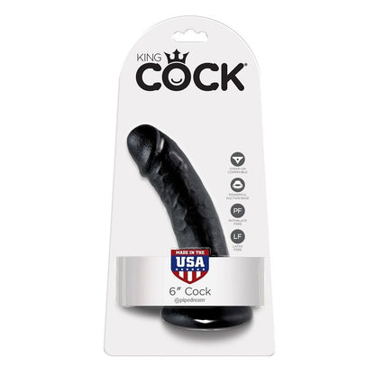 King Cock6" Cock Black 15.2 Cm | Niks.fi verkkokauppa