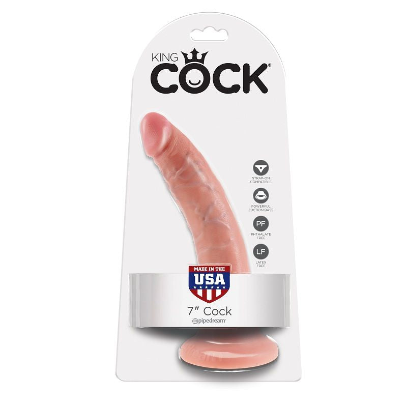 King Cock 7 Dildo Flesh 17.8 Cm | Niks.fi verkkokauppa
