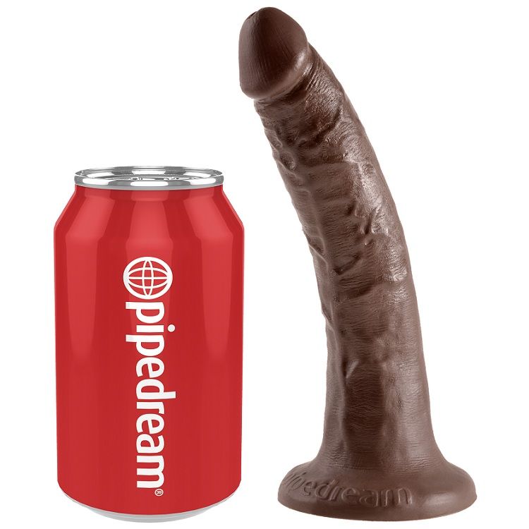 King Cock 7 Dildo Chocolate 17.8 Cm | Niks.fi verkkokauppa